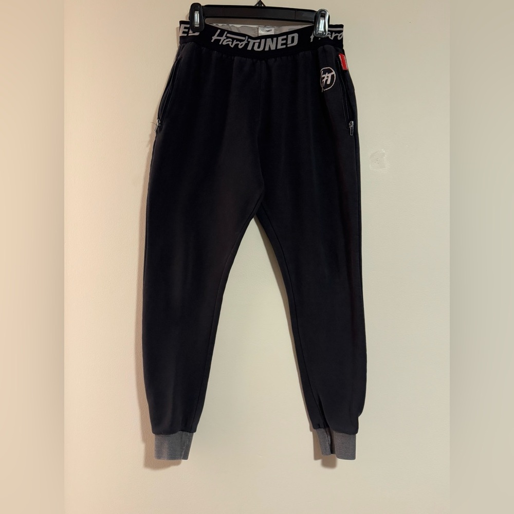 Preloved HardTuned Black and White Power Over Trackies size medium